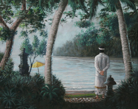 Landscape in Thailand, a special painting gift.