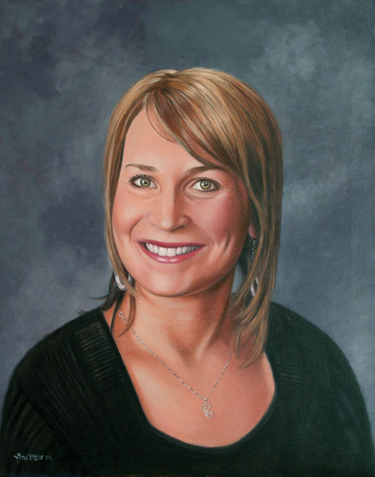Profession Oil Portrait Painting by Richard Ancheta, Montreal Quebec