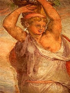 Fresco close-up from Villa Giulia