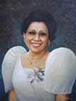 auntie oil portrait painting-montreal
