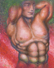 Nude Man Oil Painting
